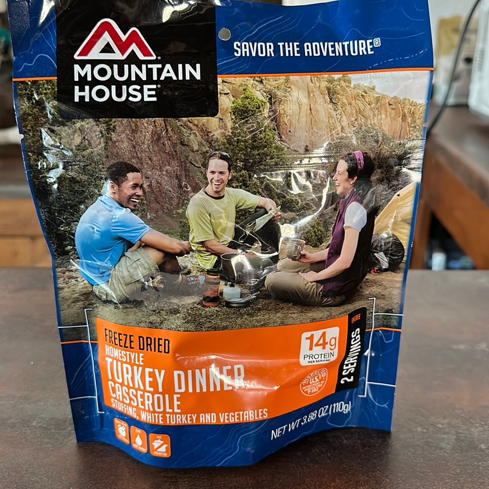 Freeze dried dinner